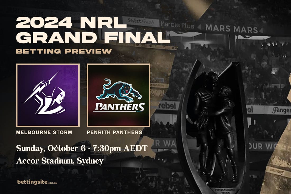 NRL Grand Final Storm v Panthers Tips, Odds & Teams 6/10/2024