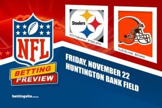 Pittsburgh Steelers v Cleveland Browns NFL betting tips